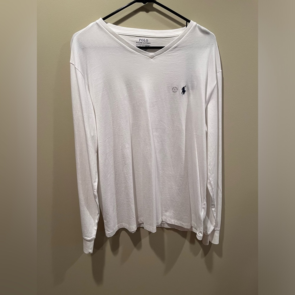 Polo by Ralph Lauren White Long Sleeve Tee